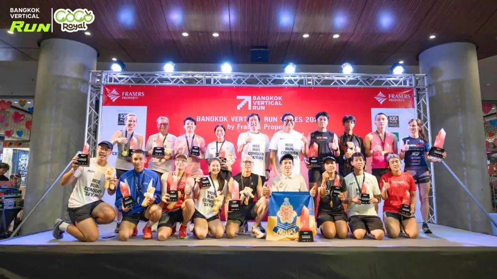 “PLUS” Brings “COCO ROYAL” to Energize Runners at Bangkok Vertical Run 2026