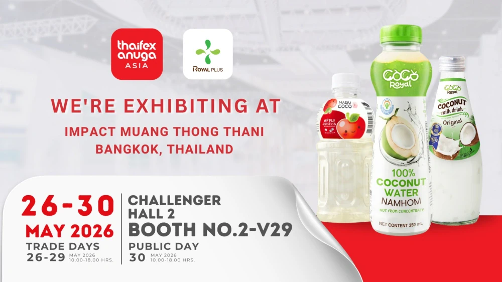 PLUS expands its presence in the global market at THAIFEX 2026, showcasing innovative healthy beverage products and unveiling new offerings to international business partners from around the world. Visit Booth No. 2-V29