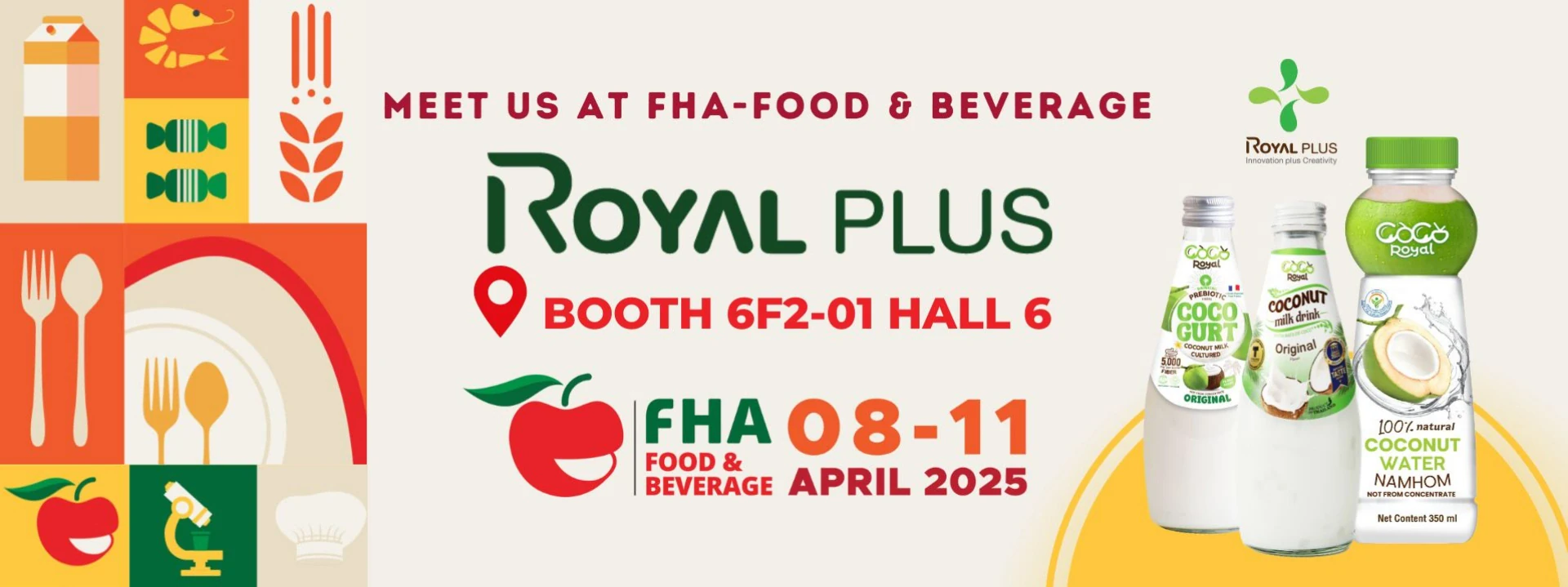 Royal Plus join the show FHA-Food & Beverage Singapore 2025